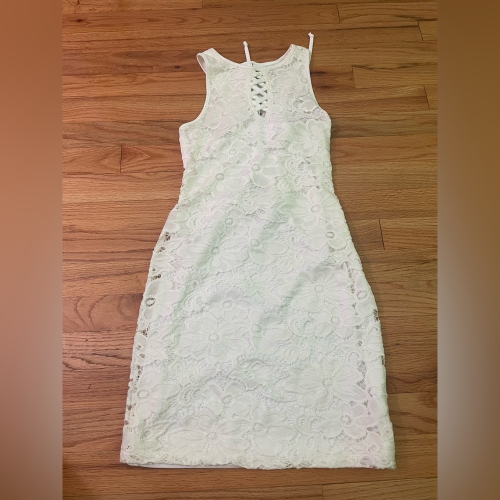 Material Girl white dress size XS